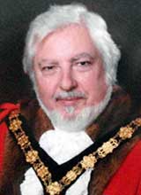 Picture of Cllr. R.T. Price. Mayor of Llanelli 2014 - 15 